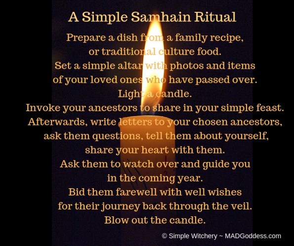 A Simple Samhain Ritual